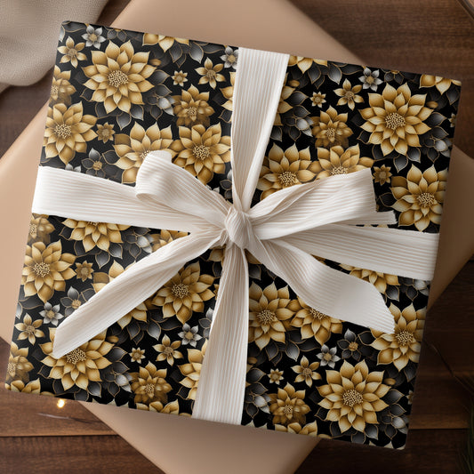 Golden Petals Dance In Darkness