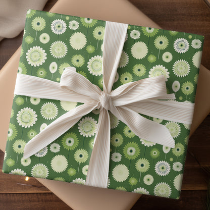 Green Meadows Dance With Petals