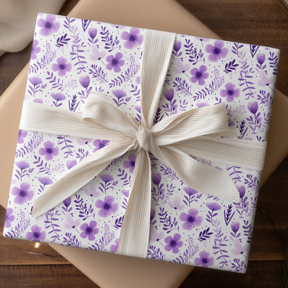 Purple Petals Dance Through Silence