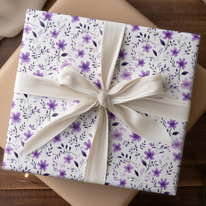 Purple Petals Dance Across Silence