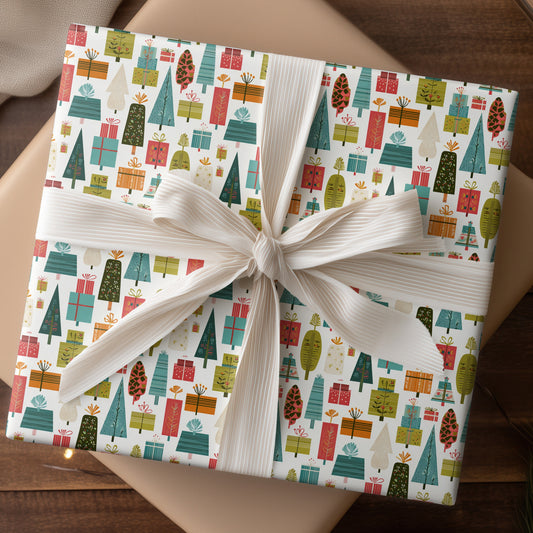 Joyful Evergreens and Wrapped Delights