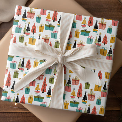 Festive Parcels Dance With Trees