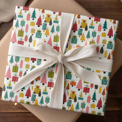 Festive Forest Of Geometric Joy