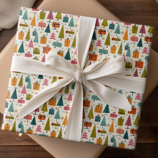 Geometric Evergreen Holiday Celebration