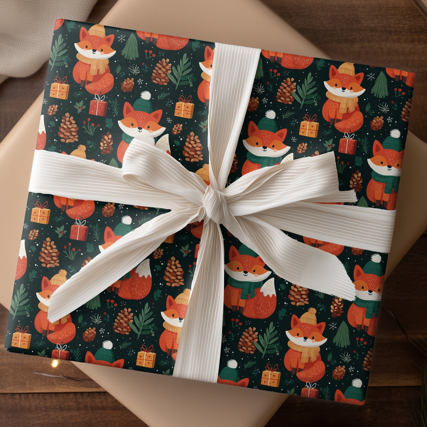 Foxes Dancing Through Winter's Tale