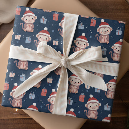 Merry Monkeys Unwrap Winter Wonders