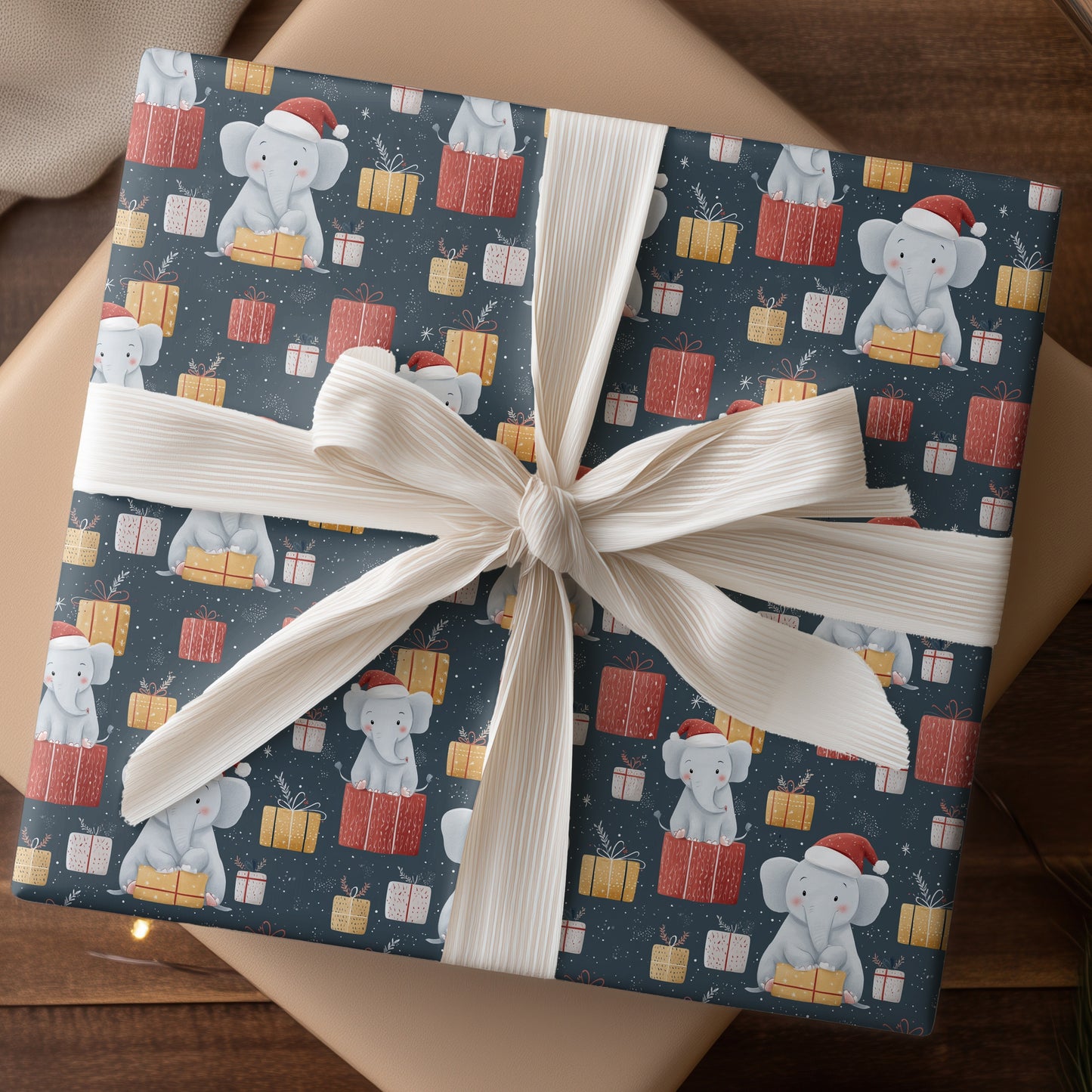 Elephants Unwrap Holiday Magic