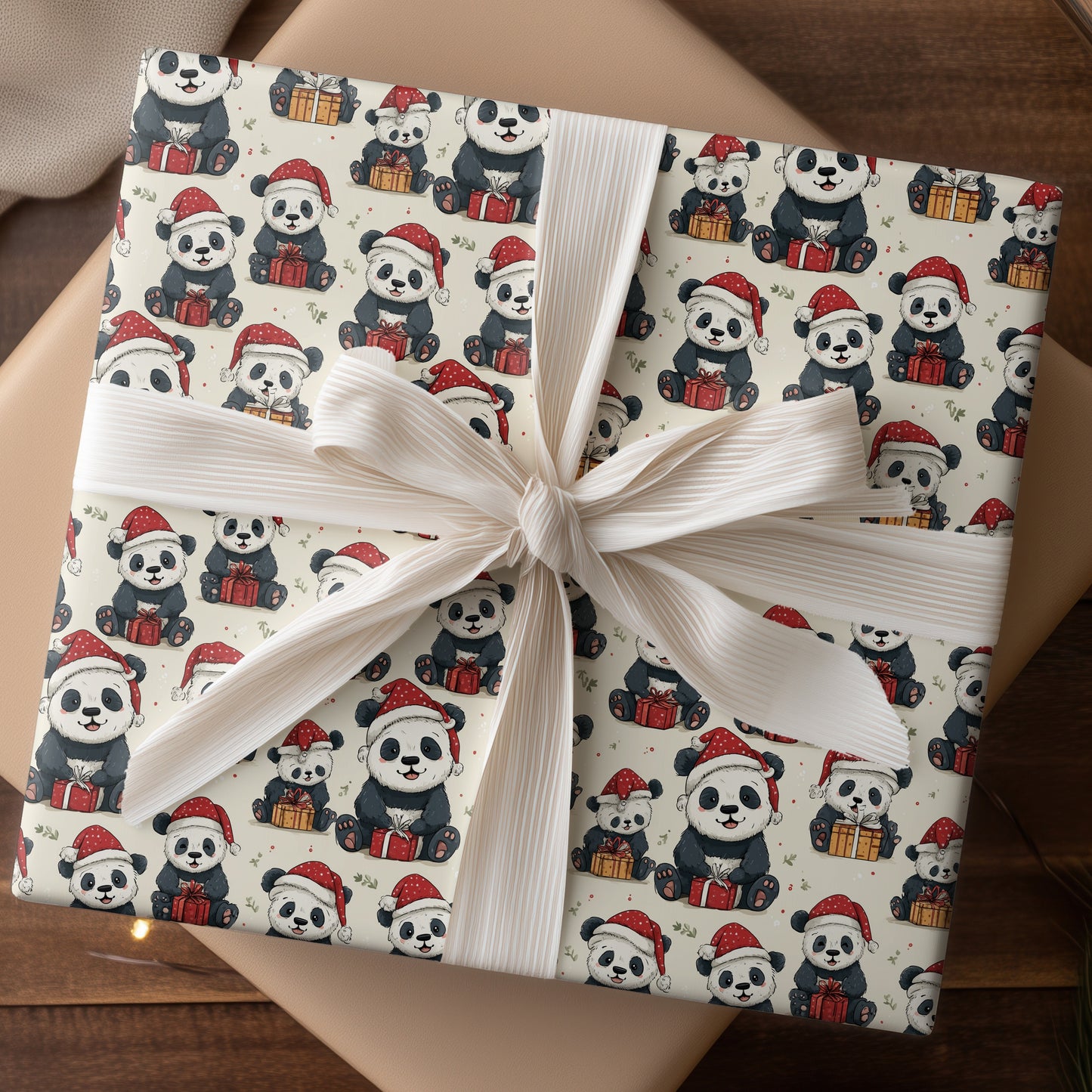 Panda Claus Brings Holiday Cheer