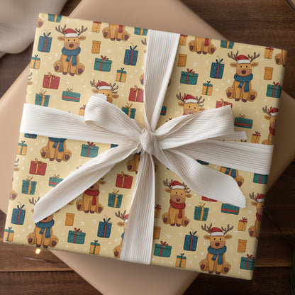 Reindeer Wrapped In Holiday Cheer