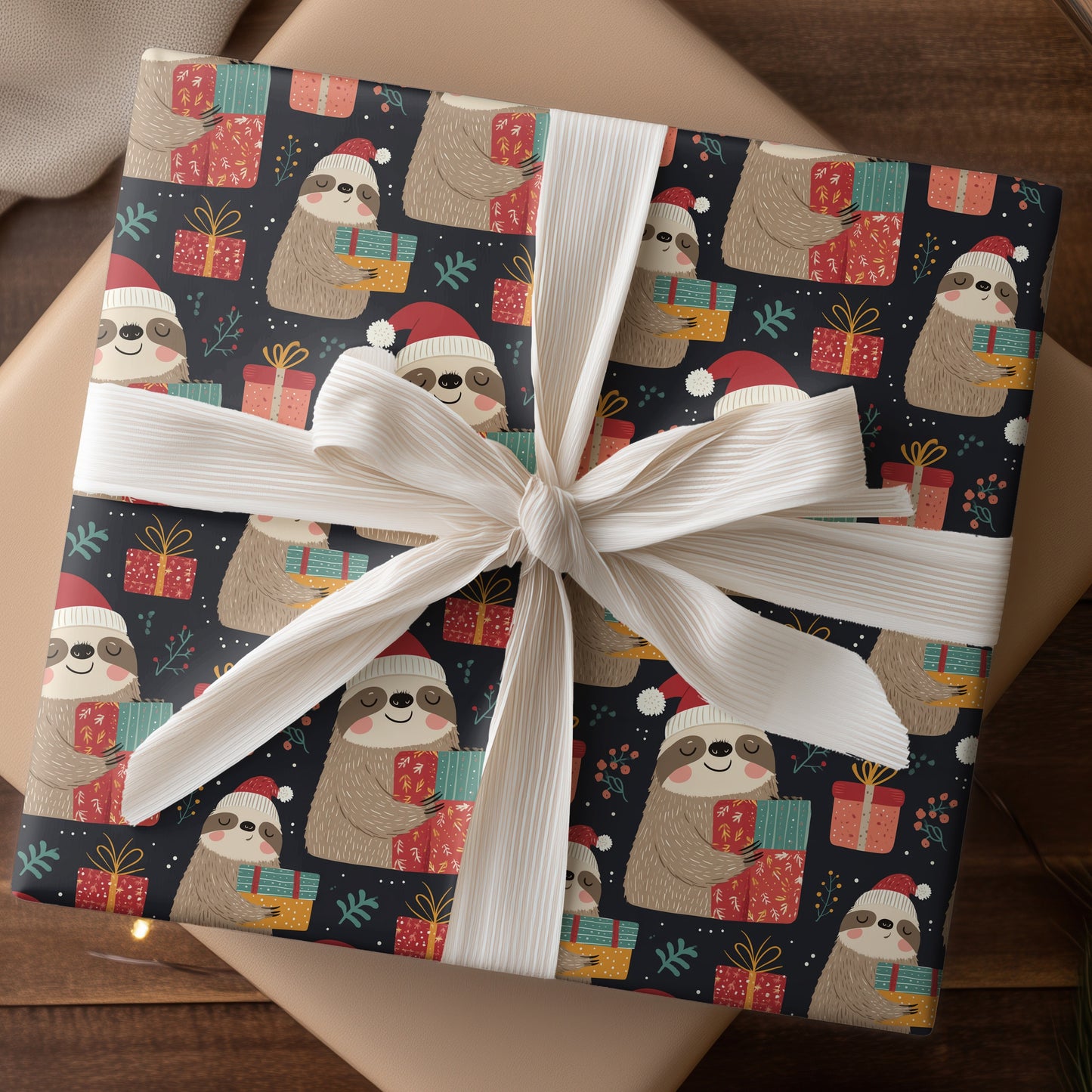 Sleepy Sloths Unwrap Holiday Magic