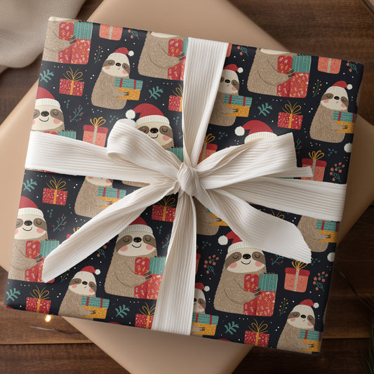 Sleepy Sloths Unwrap Holiday Magic