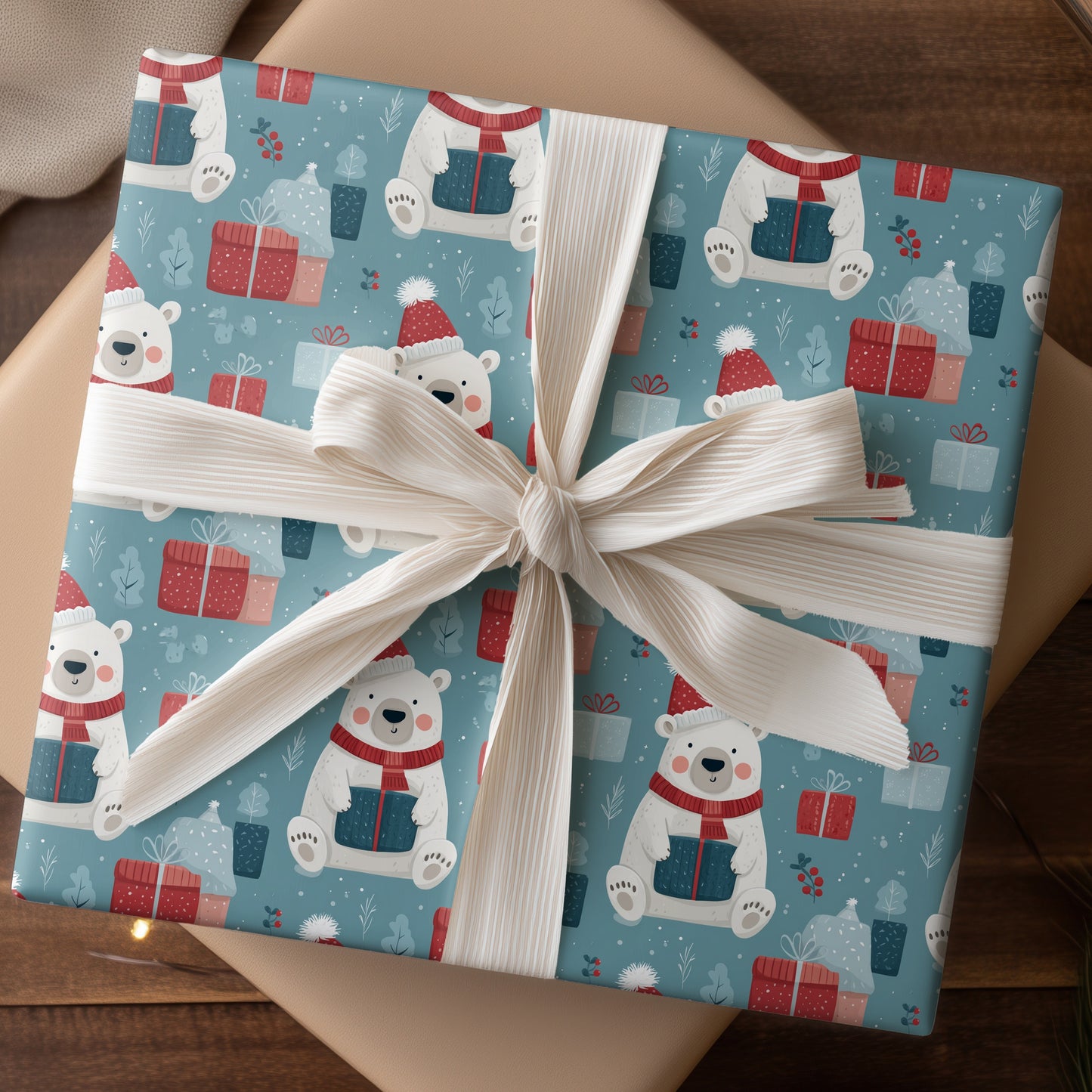 Winter's Playful Gift Exchange