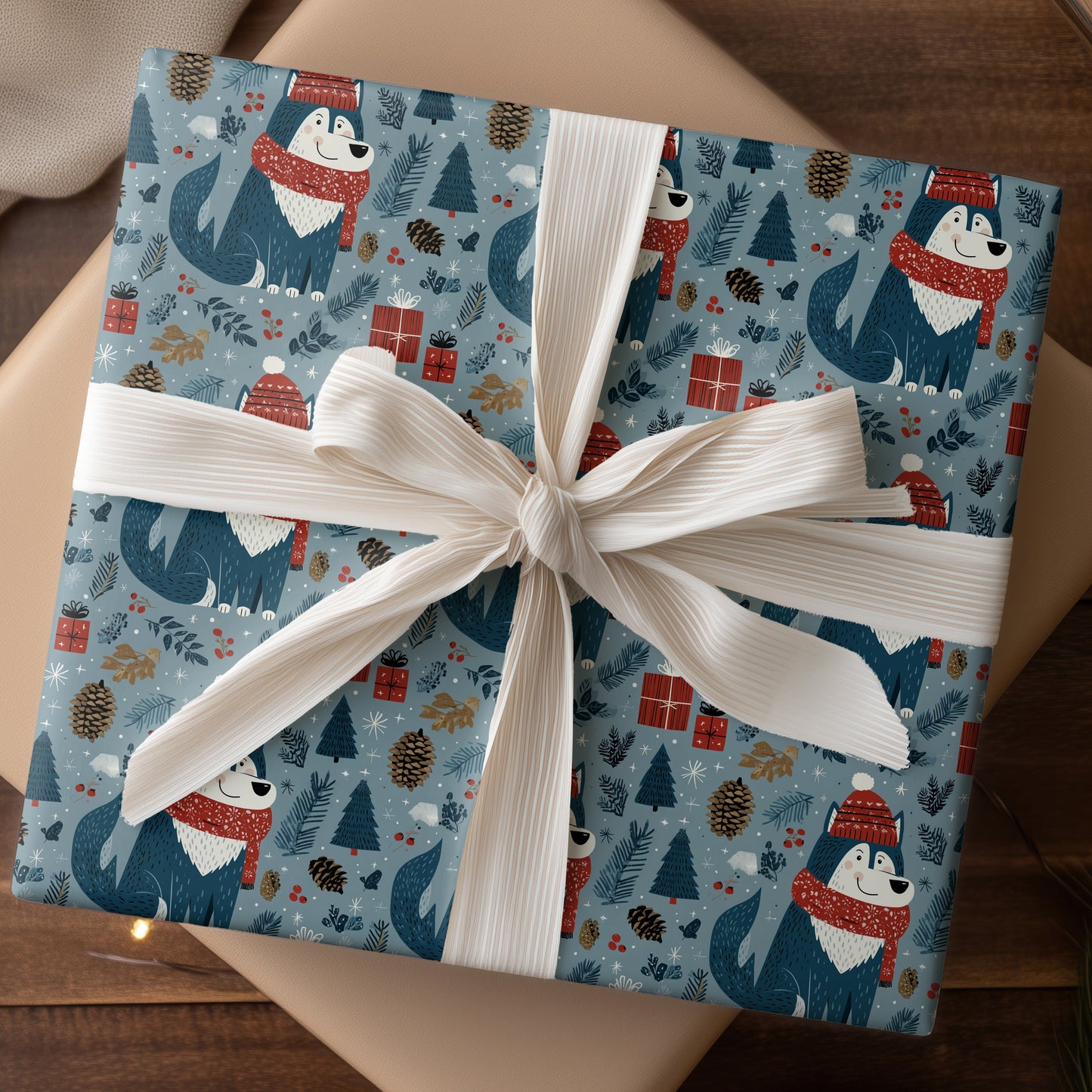 Cozy Companion Waits For Snow