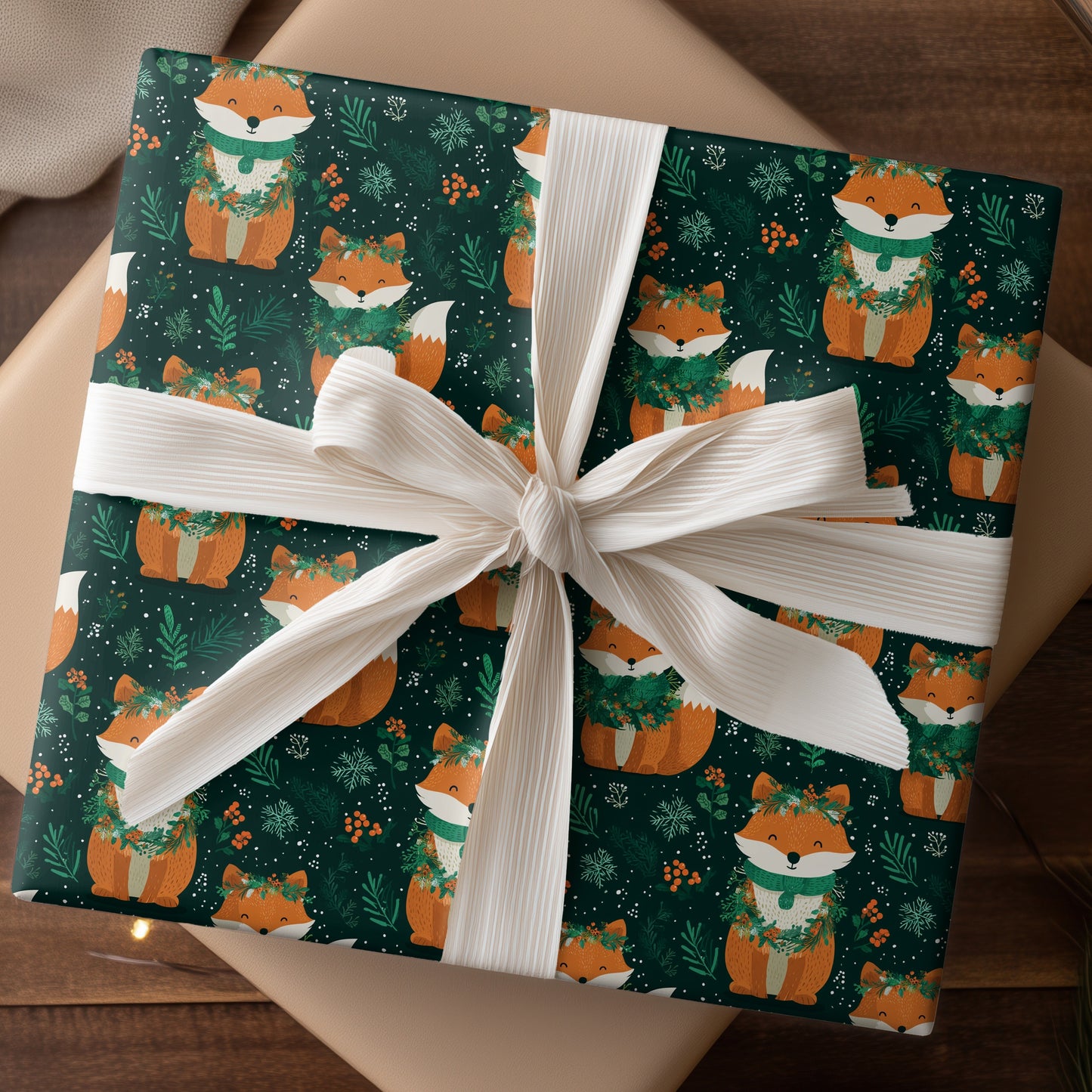 Frosty Foxes Dance Through Winter