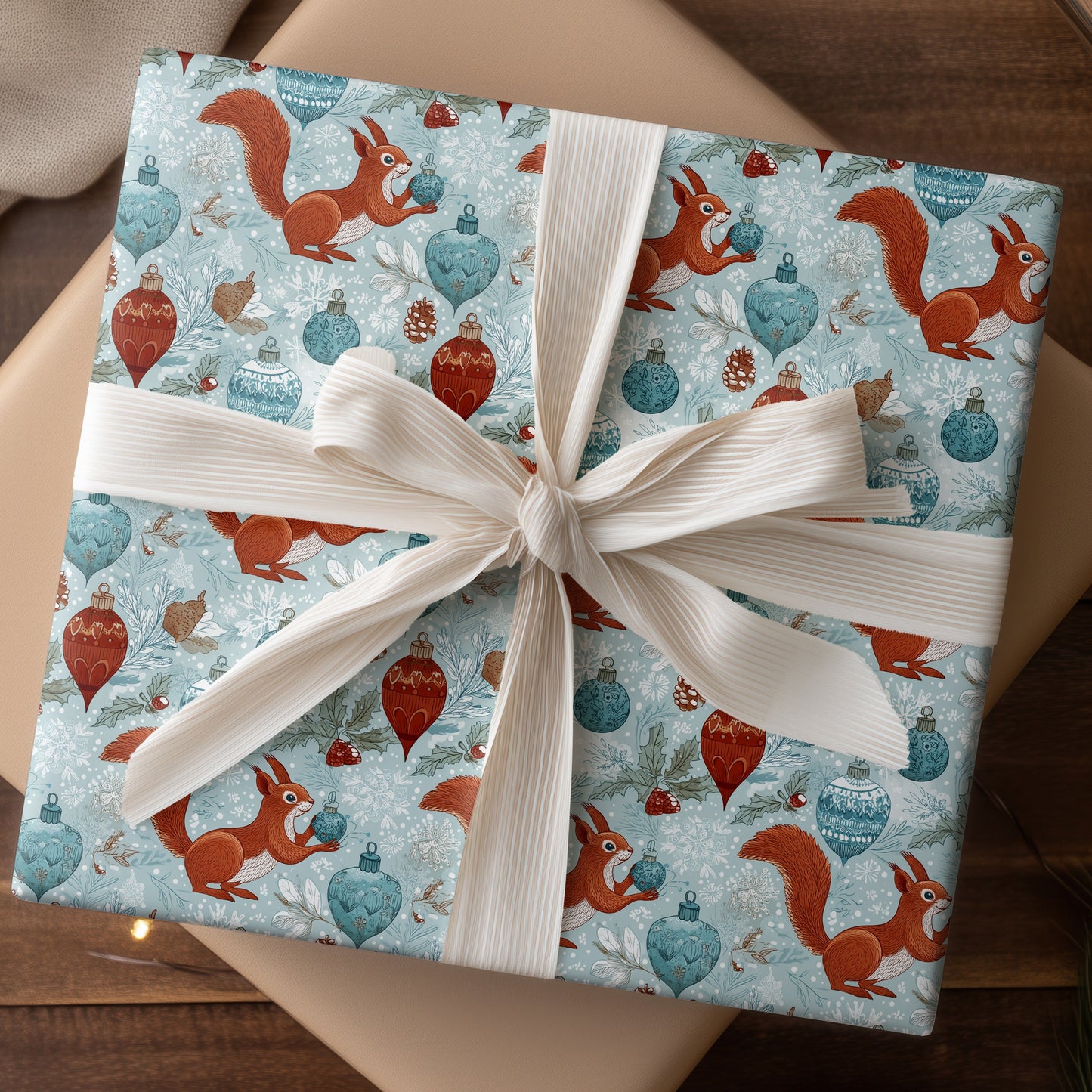 Russet Tails Dance Winter's Pattern