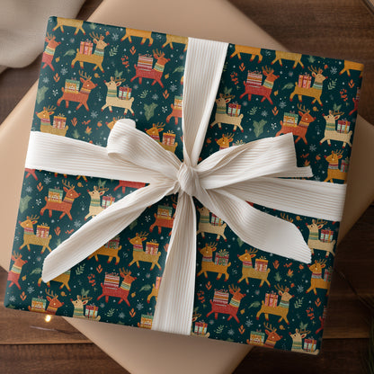 Reindeer Carry Holiday Cheer