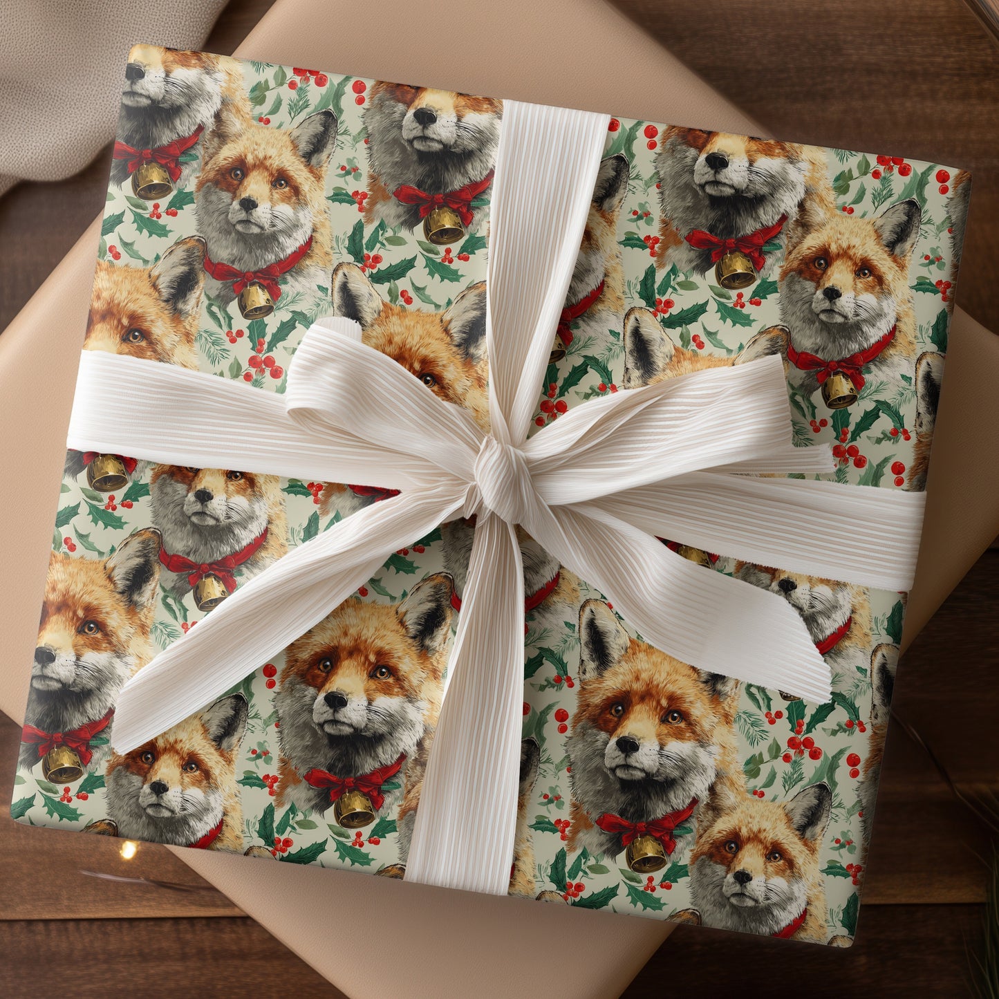 Festive Foxes Ring Holiday Cheer