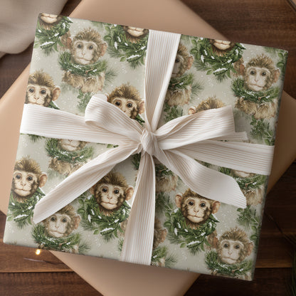 Snowflakes Dance On Monkey Fur