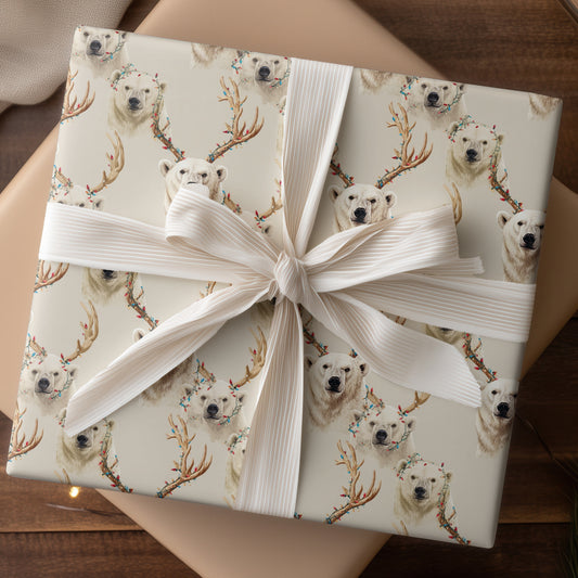 Polar Bears Deck Their Antlers