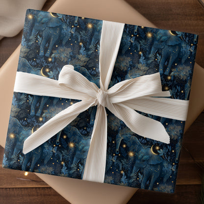 Celestial Elephants Drift Through Midnight