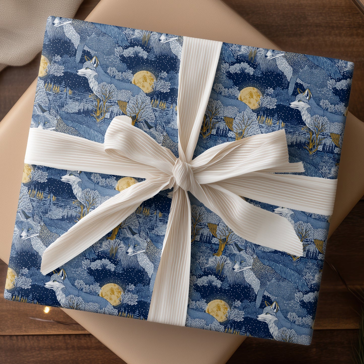 Midnight Foxes Weave Starlit Tales