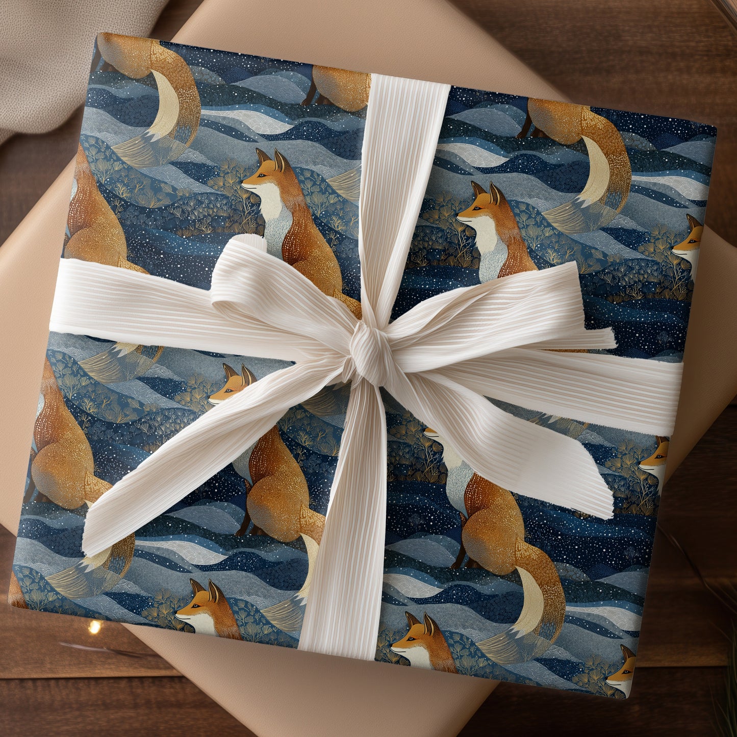 Foxfire Dancing Through Midnight Landscapes