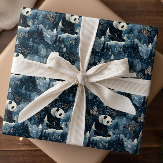 Midnight Bamboo In Snowy Realms