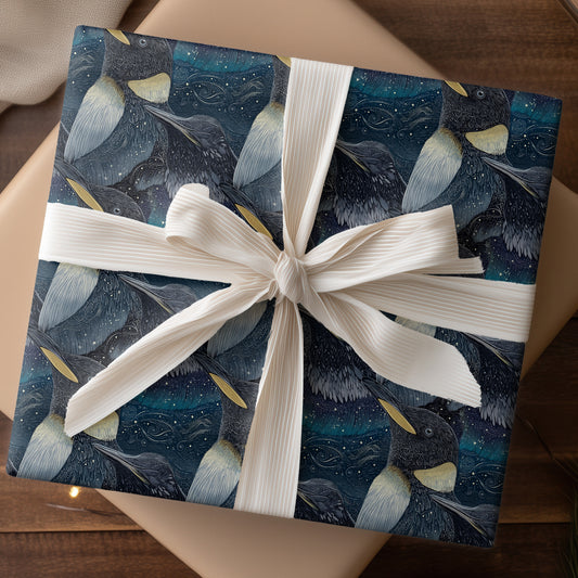 Midnight Feathers Weave Celestial Tales