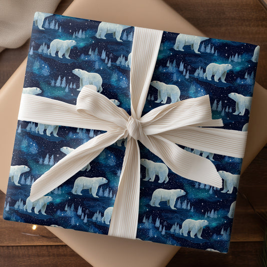 Polar Spirits Drift Through Starlight