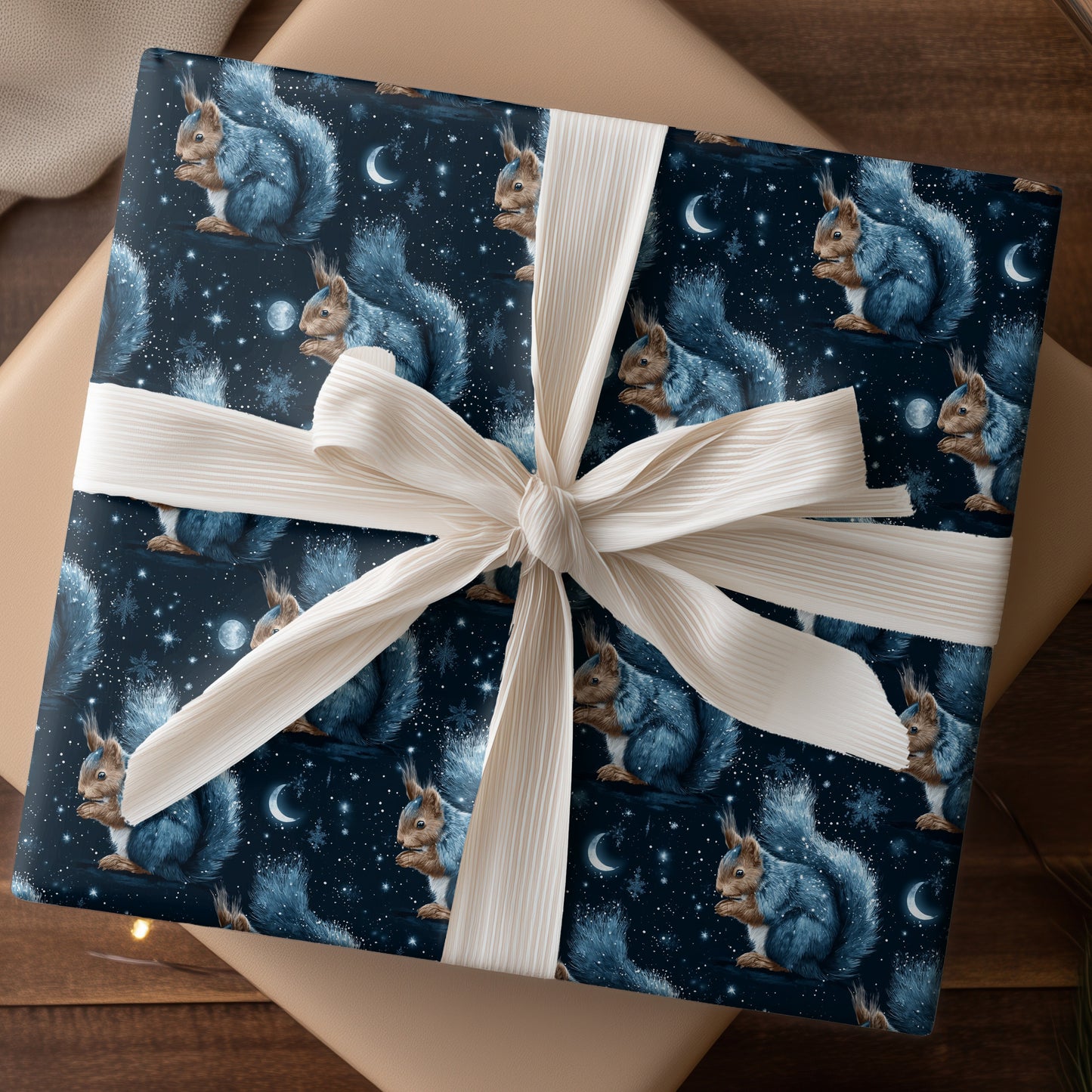 Starlight Squirrels Navigate Midnight Realms