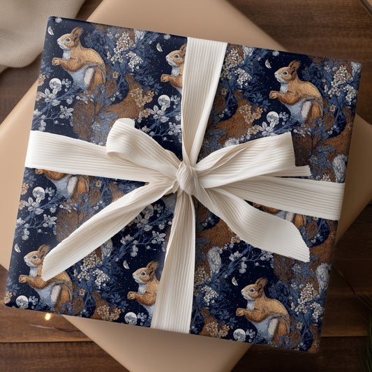 Nocturnal Squirrel Weaves Starlight