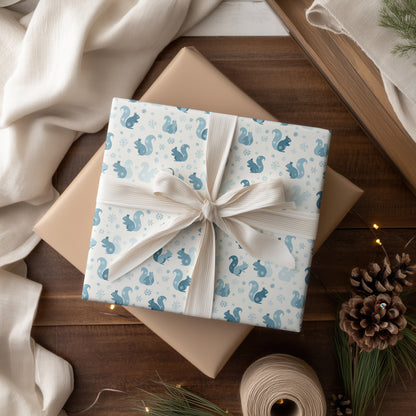 Winter's Playful Squirrel Symphony