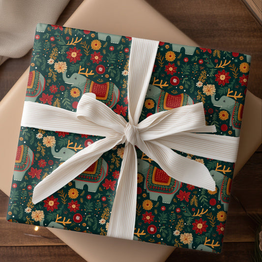 Whales Dance Among Winter Blooms