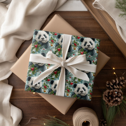 Festive Panda's Winter Wonderland