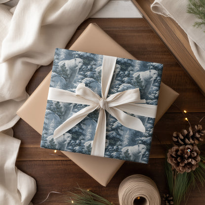 Polar Sentinel Among Snow Pines