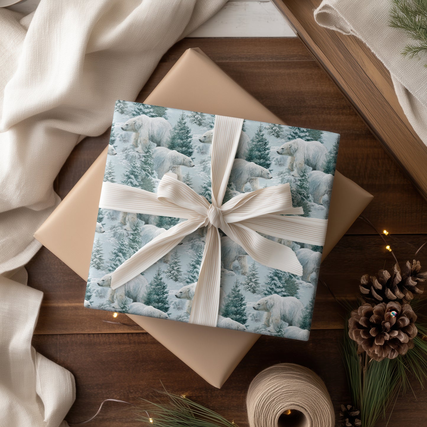 Cold Kingdoms Between Snow Branches