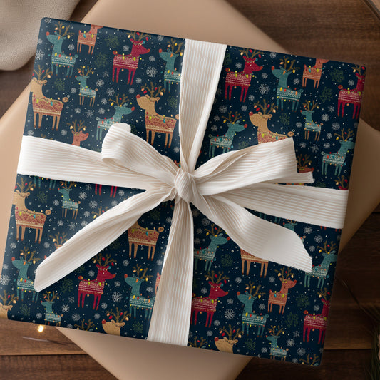 Festive Reindeer Dance Across Midnight