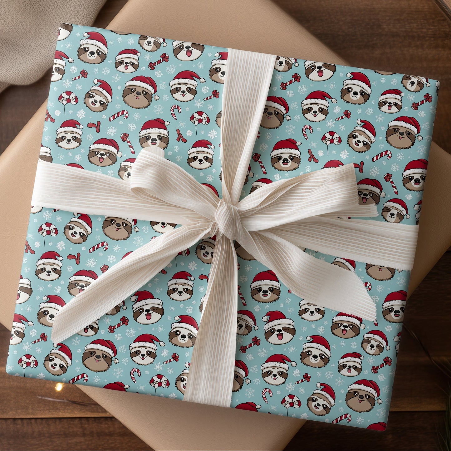 Sloth Claus Brings Holiday Cheer