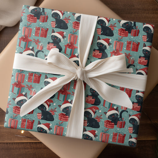 Mischievous Cats in Winter Wonderland