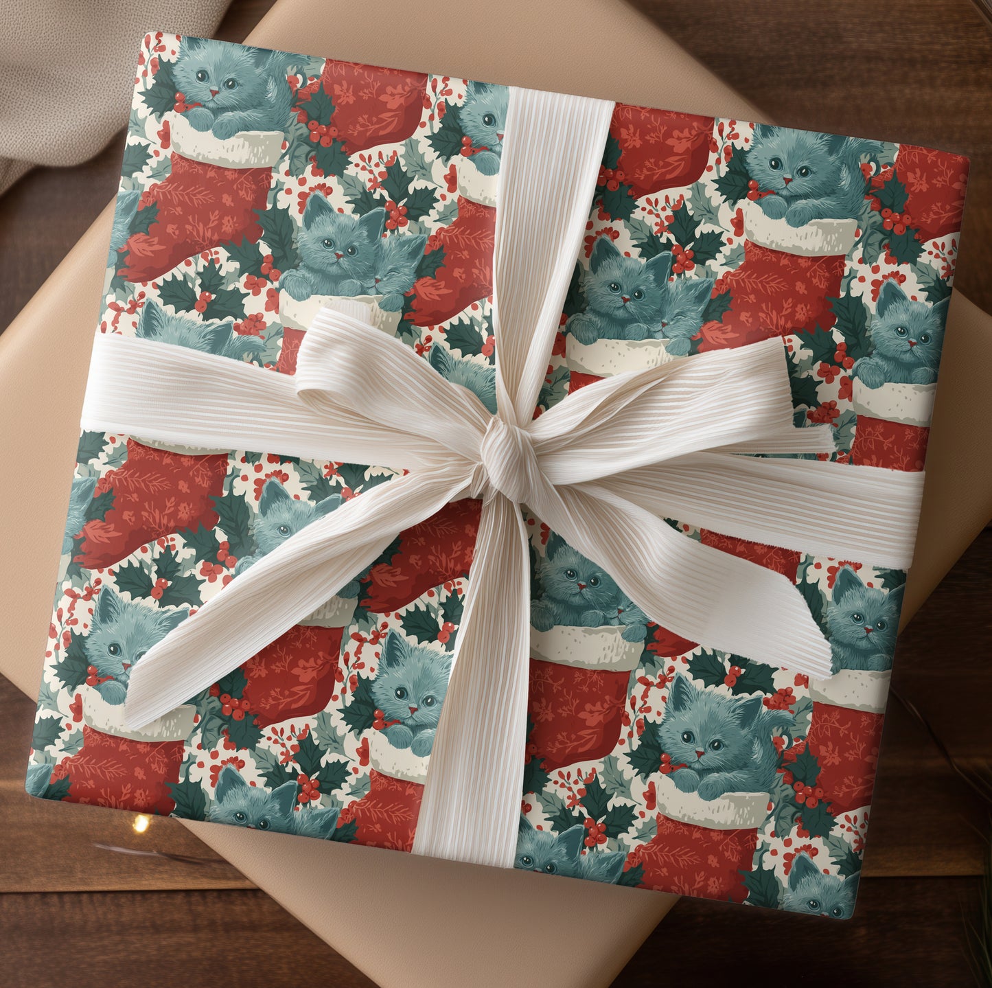 Soft Paws In Christmas Stockings