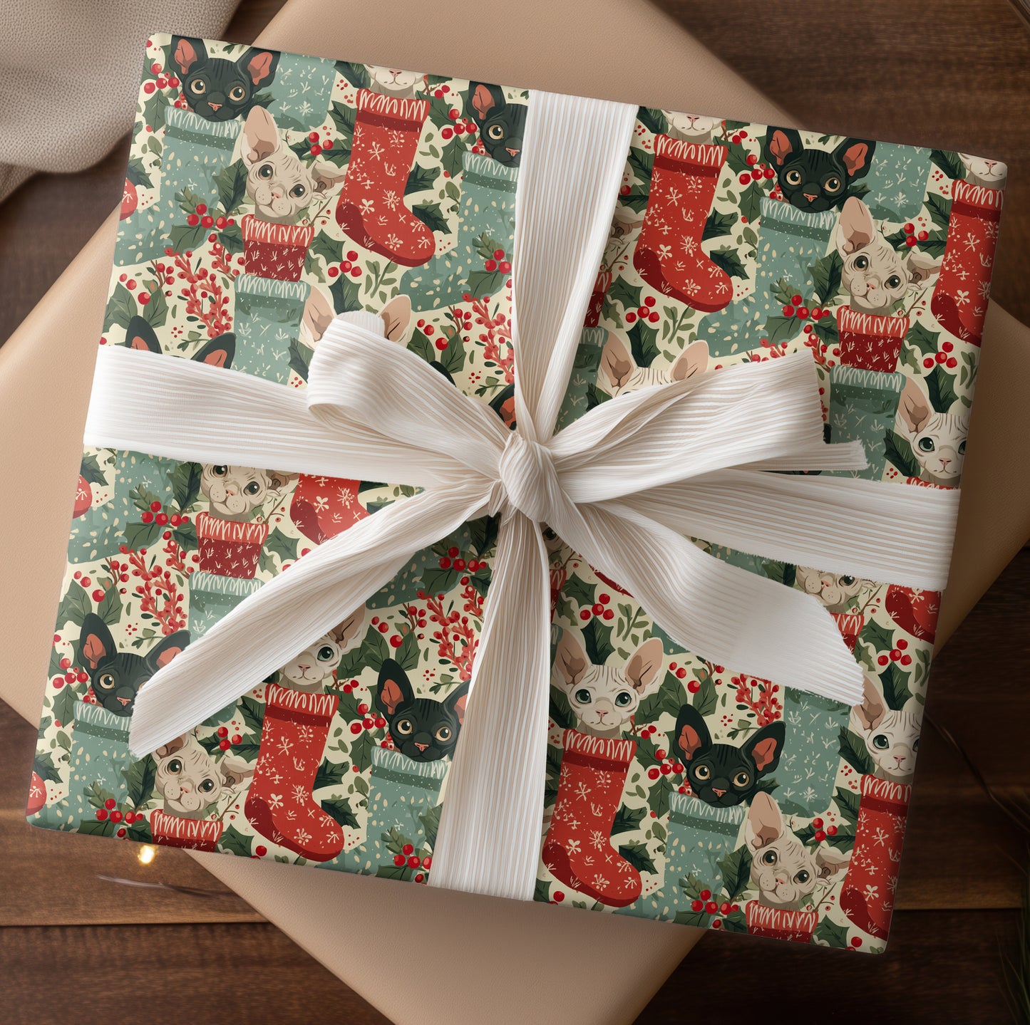 Curious Cats In Cozy Sweaters