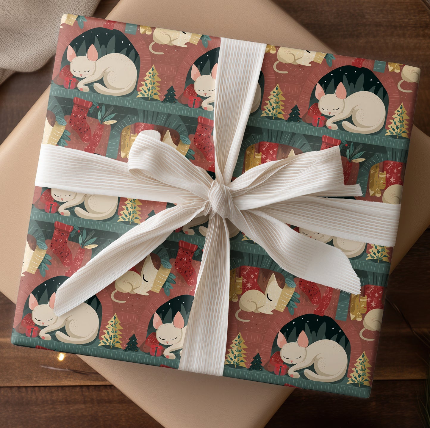 Cozy Cat Dreams Christmas Magic