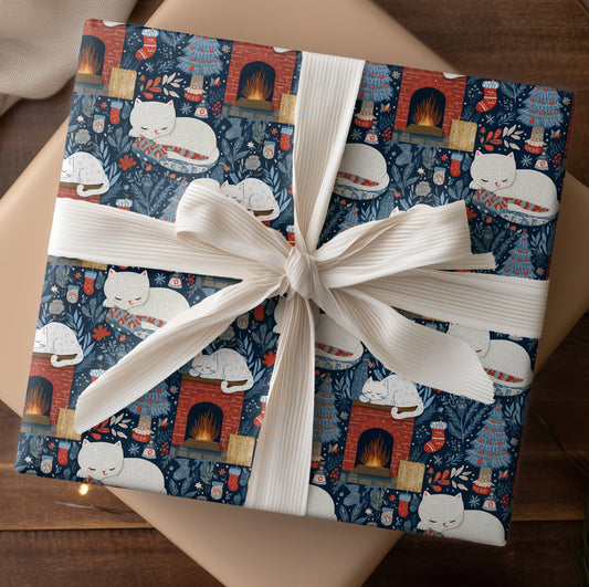 Cozy Cats Celebrate Winter's Quiet