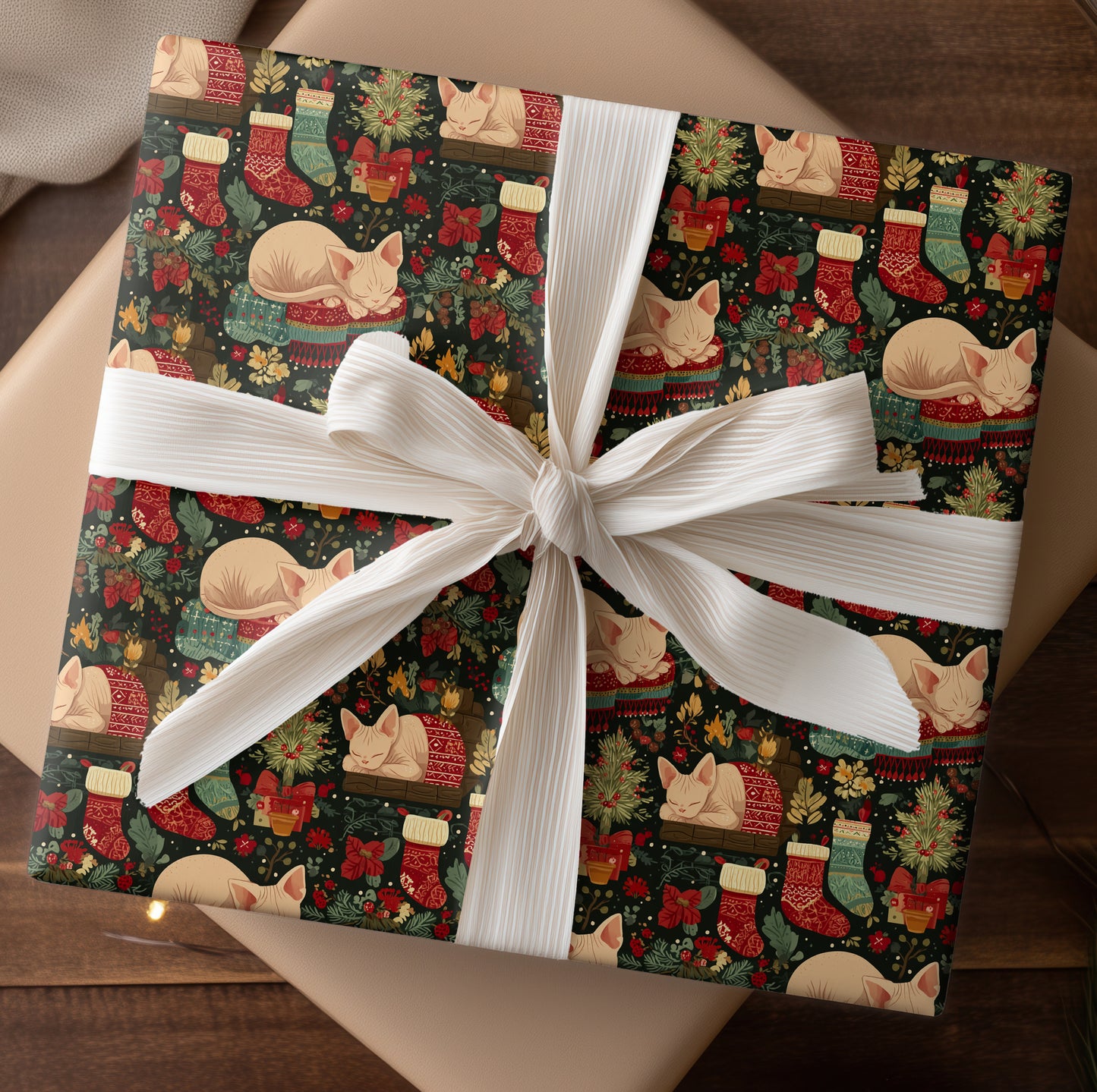 Cozy Cats Wrap Winter's Tale