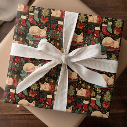 Cozy Cats Wrap Winter's Tale