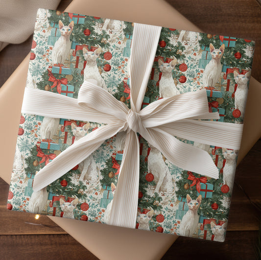 Regal Felines Amid Holiday Treasures