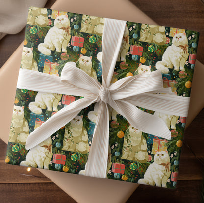 Festive Felines Among Holiday Cheer