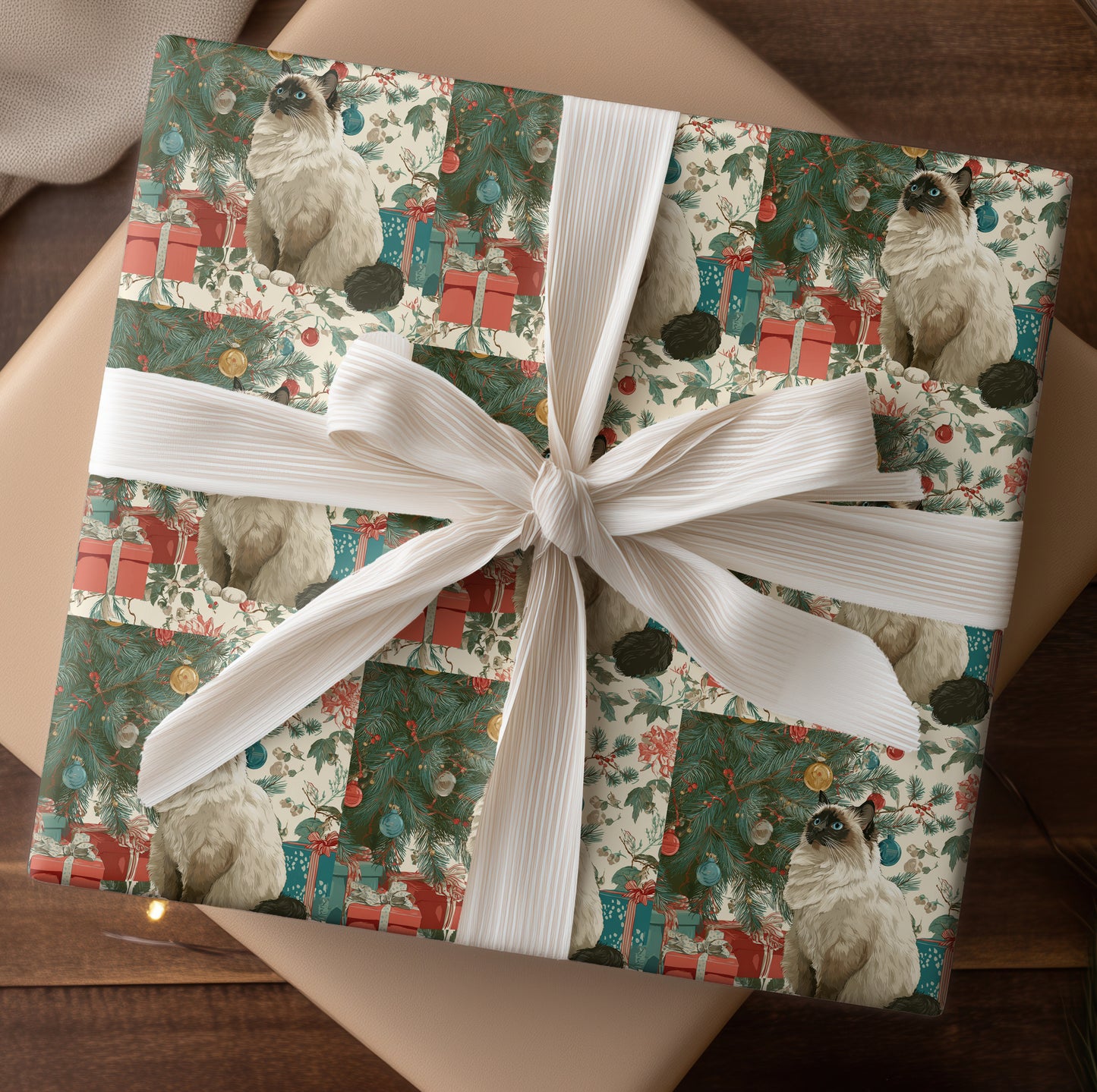 Ragdoll's Christmas Contemplation