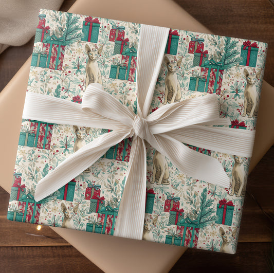 Curious Cat Unwraps Holiday Magic