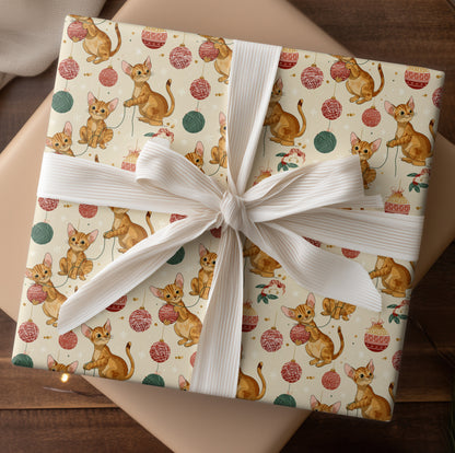 Playful Paws And Holiday Strings